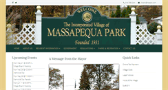Desktop Screenshot of ci.massapequa-park.ny.us